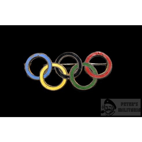 Olimpiai ötkarika kitűző "Carl Poellath"