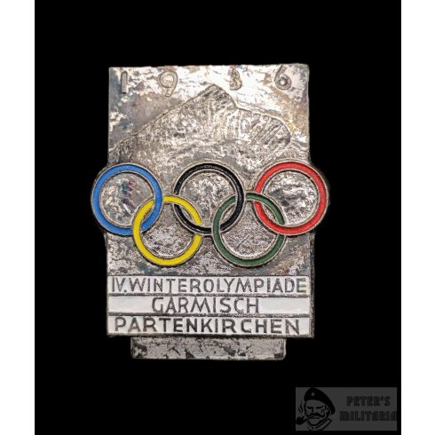 Garmisch - Partenkirchen 1936 téli Olimpia kitűző