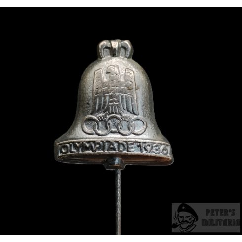Olympische Glocke 1936 kitűző