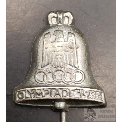 Olympische Glocke 1936 kitűző