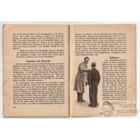 Olympia 1936 Heft #1 - "eine nationale Aufgabe"