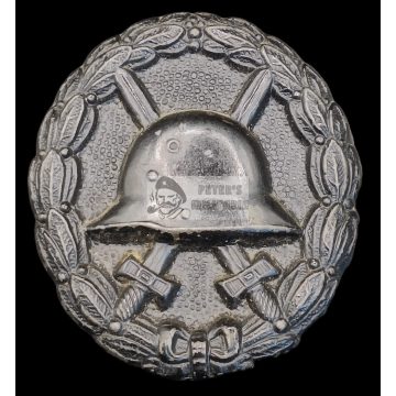 Sebesülési jelvény Fekete fokozat 1918 