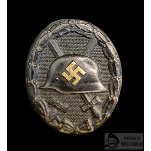 Fekete Sebesülési jelvény 1939 