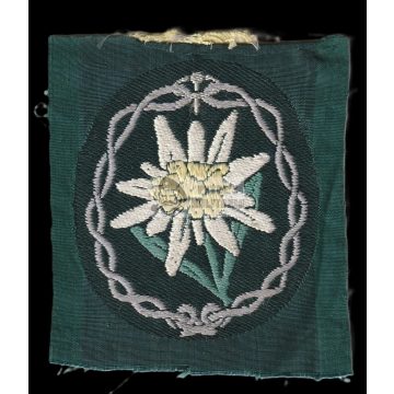   Mountain Troops – Gebirgsjäger Edelweiss Sleeve Insignia – BeVo