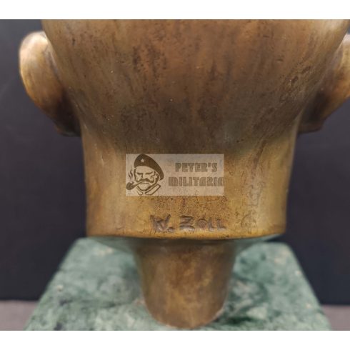 Adolf Hitler bronz büszt "W.Zoll"
