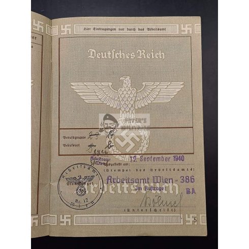 Arbeitsbuch - Ziegler Anna - Deutsches Reichsbahn