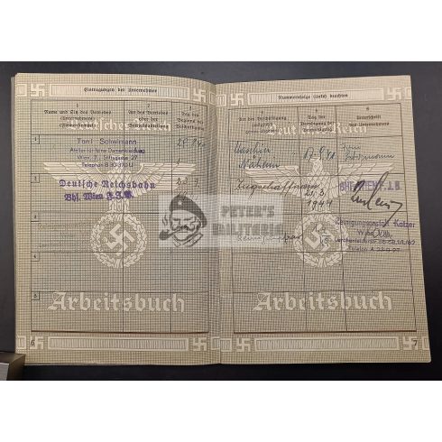 Arbeitsbuch - Ziegler Anna - Deutsches Reichsbahn