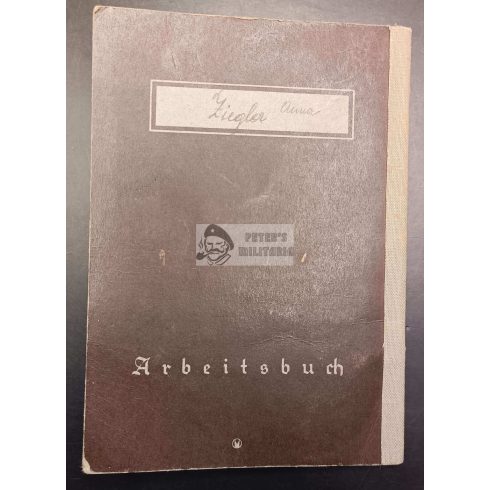 Arbeitsbuch - Ziegler Anna - Deutsches Reichsbahn