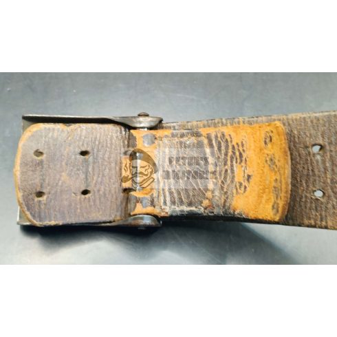 Wehrmacht Steel combat buckle with belt – E. Schneider 1941
