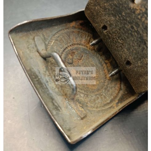 Wehrmacht Steel combat buckle with belt – E. Schneider 1941