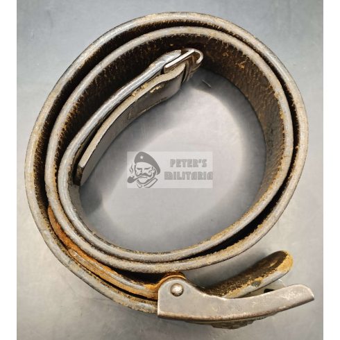 Wehrmacht Steel combat buckle with belt – E. Schneider 1941