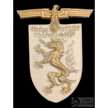 Gautag der NSDAP Steiermark 1939 kitűző - fehér