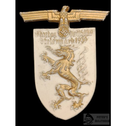 Gautag der NSDAP Steiermark 1939 kitűző - fehér