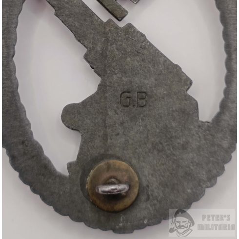 Luftwaffe Flakkampfabzeichen - "GB" G. Brehmer