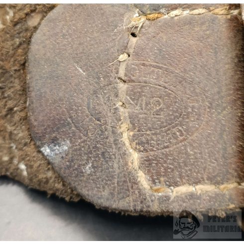 Luftwaffe belt buckle with leather tab - Berg & Nolte 