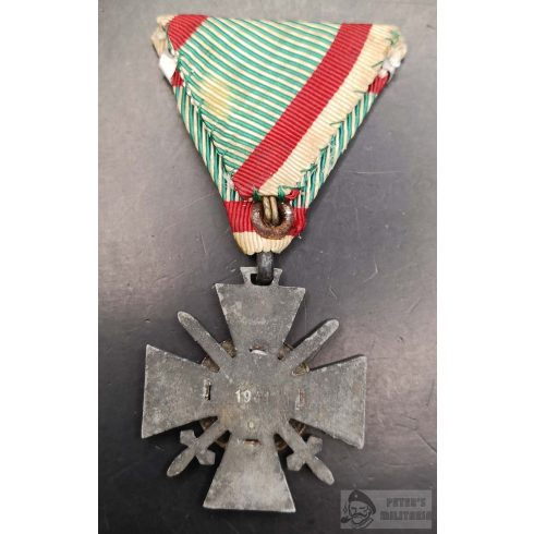 Tűzkereszt I. fokozat 1942 - egy sebesülési pánttal