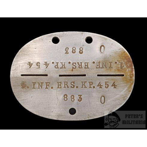 Wehrmacht azonosítójegy - Infanterie Ers. Btl. 454