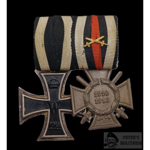 Vaskereszt és Hindenburg kereszt parádépánt