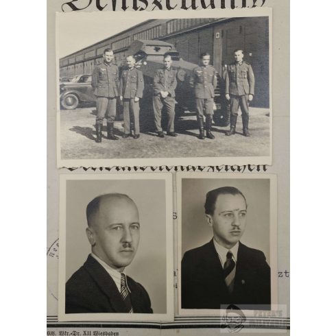 Wehrpass, Sebesülési adományozó és fotók - Franz Hauser