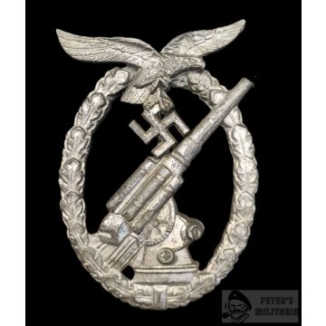 Luftwaffe Flakkampfabzeichen - "ÜÜ" Wiedmann 
