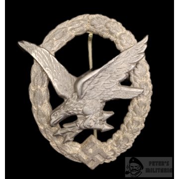   Luftwaffe Fedélzeti Rádiós és Lövészjelvény - F. Linden