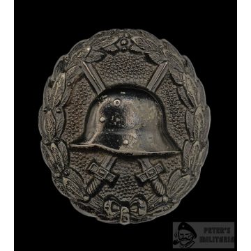 Sebesülési jelvény Fekete fokozat 1918 
