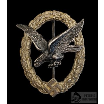  Luftwaffe Fedélzeti Lövész / Szerelő jelvény - W. Deumer