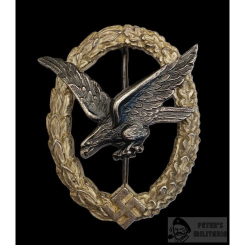 Luftwaffe Fedélzeti Lövész / Szerelő jelvény - W. Deumer