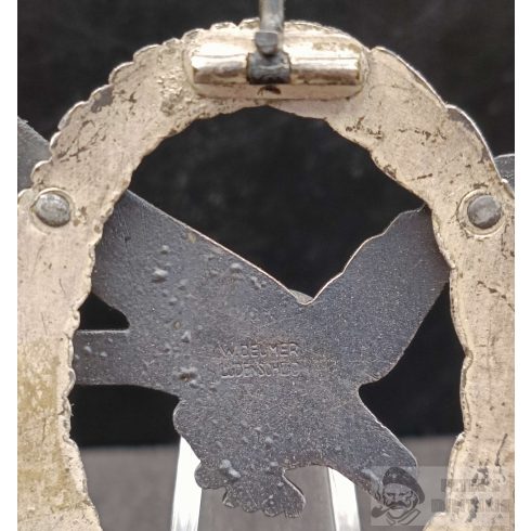 Luftwaffe Fedélzeti Lövész / Szerelő jelvény - W. Deumer