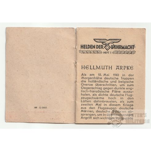 Winterhilfswerk (WHW) 1942/43 - Helmuth Arpke Fallschirmjäger