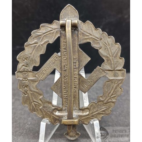 SA Sportjelvény Bronz fokozat "E. Schneider" "370832" 