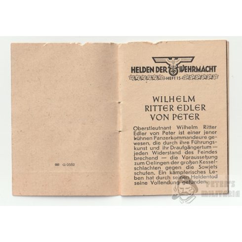 Winterhilfswerk (WHW) 1942/43 -Wilhelm Ritter 