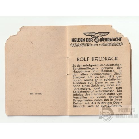 Winterhilfswerk (WHW) 1942/43 -Rolf Kaldrack
