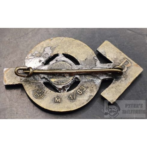 Hitlerjugend Leistungsabzeichen "B"- "M1/63" S&L