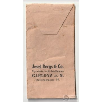Josef Bergs & Co. Gablonz papír tasak