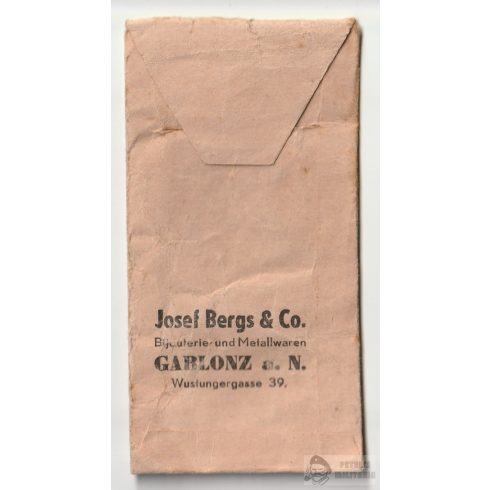 Josef Bergs & Co. Gablonz papír tasak