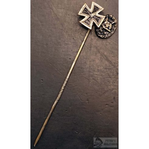 Vaskereszt és Sebesülési jelvény miniatűr "L/21"