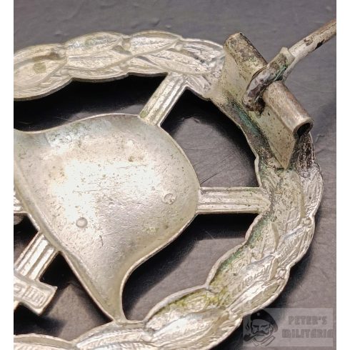 Ezüst Sebesülési jelvény 1918 - "cut out" 
