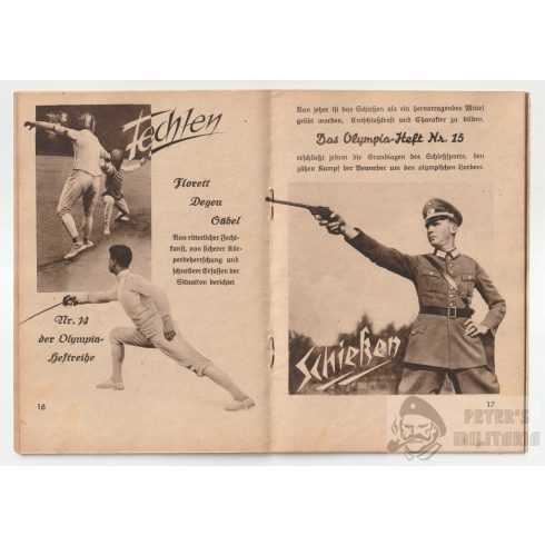 Olympia 1936 Heft - Mit kell tudni az Olimpiáról