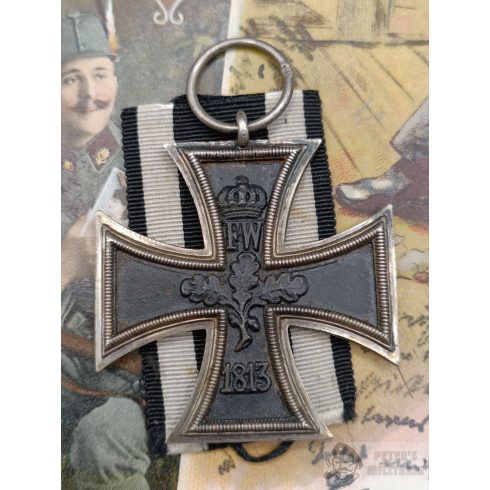 Vaskereszt II. osztály 1914 + képeslapok