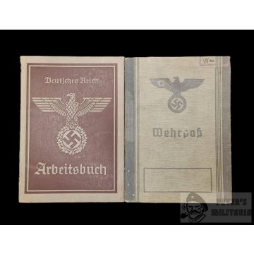Wehrpass és Arbeitsbuch egy személyhez