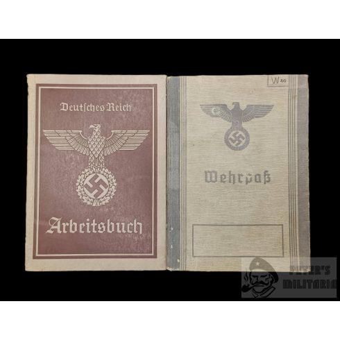 Wehrpass és Arbeitsbuch egy személyhez