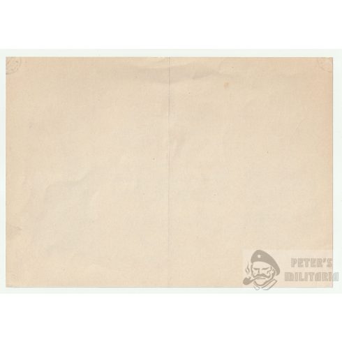 Metallspende 1940 emléklap 