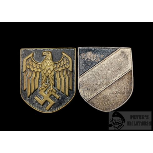Afrika Korps sisak pajzs pár - TOMBAK! 