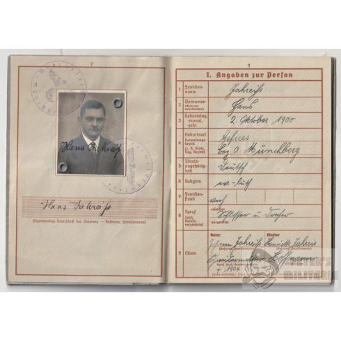 Wehrpass Type1 - 1397
