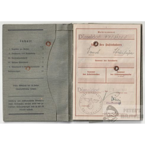 Wehrpass Type2 - 1941