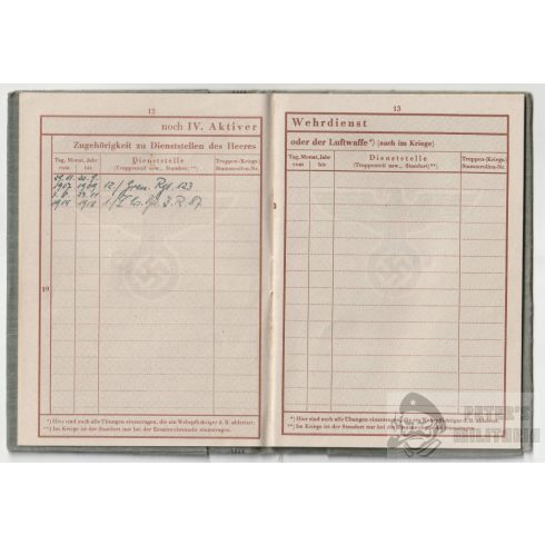 Wehrpass Type3 - 1943