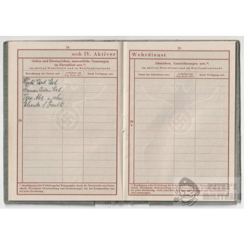 Wehrpass Type3 - 1943