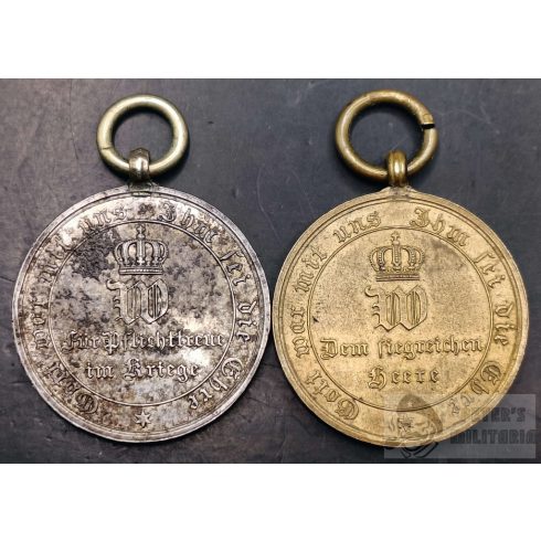 1870/71 Háborús Hadjárati Emlékérmék 