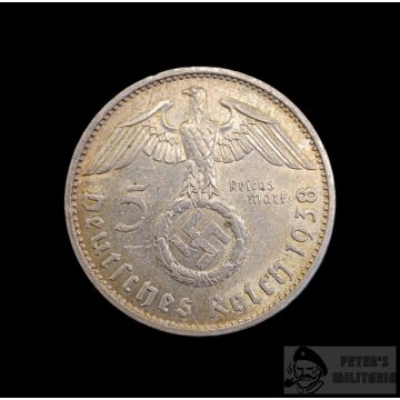 Birodalmi 5 márkás - 1938